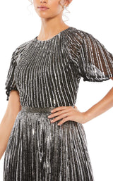 Mac Duggal 4913 Black-Silver