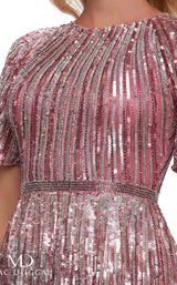 Mac Duggal 4913D Rose