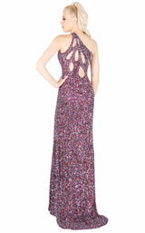 Mac Duggal 4918L Plum-Multi