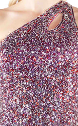 Mac Duggal 4918L Plum-Multi