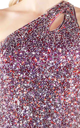 Mac Duggal 4918L Plum-Multi