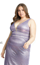 Mac Duggal Fabulouss 49227F Lavender-Twinkle