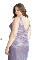 Mac Duggal Fabulouss 49227F Lavender-Twinkle
