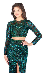 Cassandra Stone 4925A Black-Emerald
