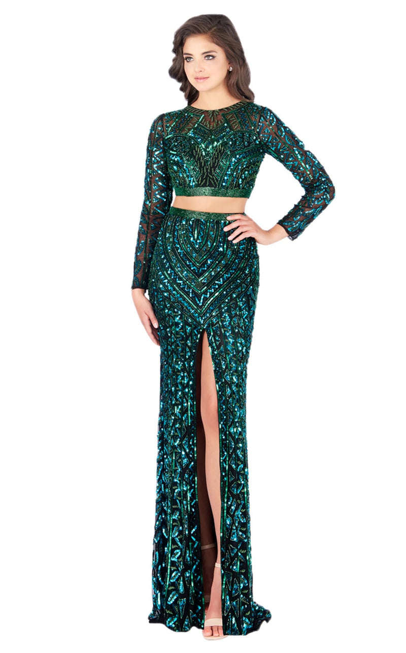 Cassandra Stone 4925A Black-Emerald