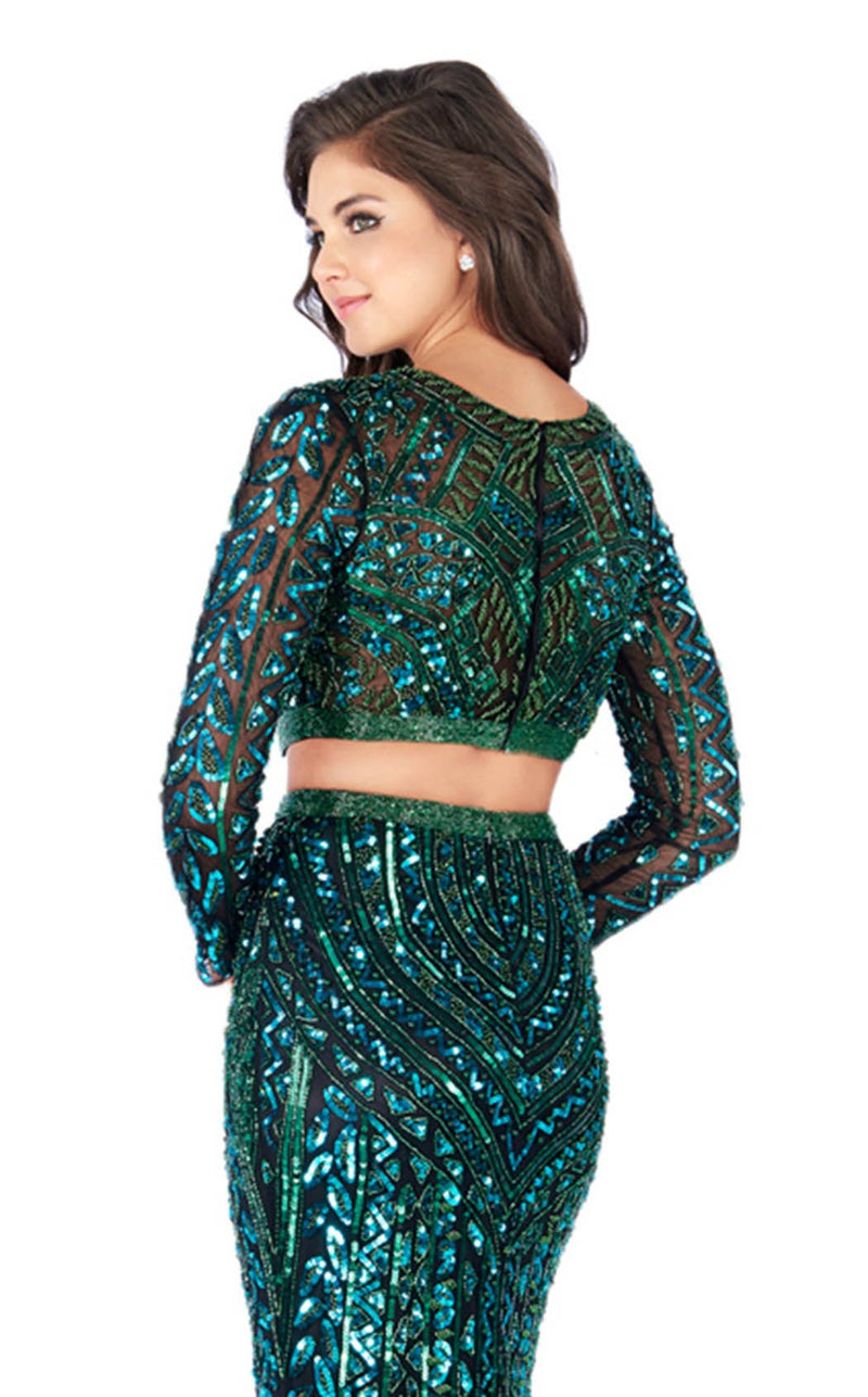 Cassandra Stone 4925A Black-Emerald