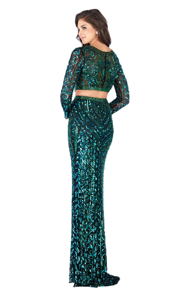 Cassandra Stone 4925A Black-Emerald