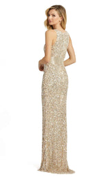 Mac Duggal 4930D Nude/Gold