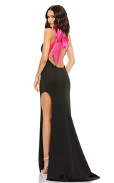 Mac Duggal 49444M Black-Hot-Pink