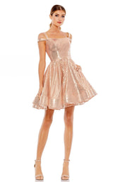 Mac Duggal 49484i Rose-Gold-Sequin