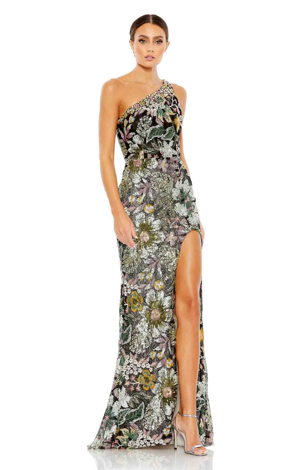 Mac Duggal 49574 Black Multi