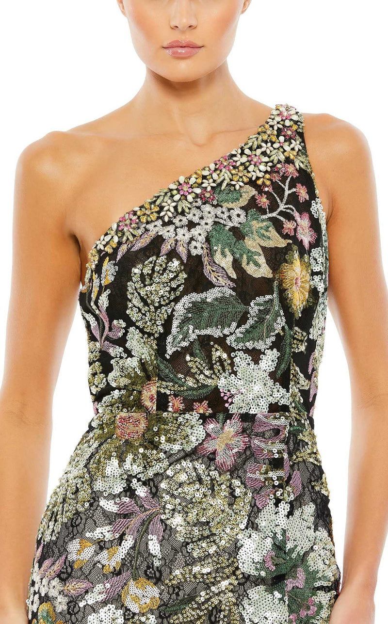Mac Duggal 49574 Black Multi