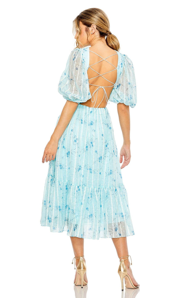 Mac Duggal 49602 Dress Blue-Floral