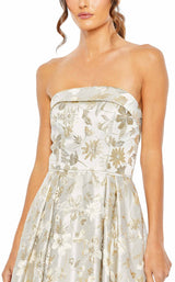 Mac Duggal 49619 White/Gold
