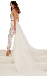 Rachel Allan 50001 White-Rose-Gold-Silver