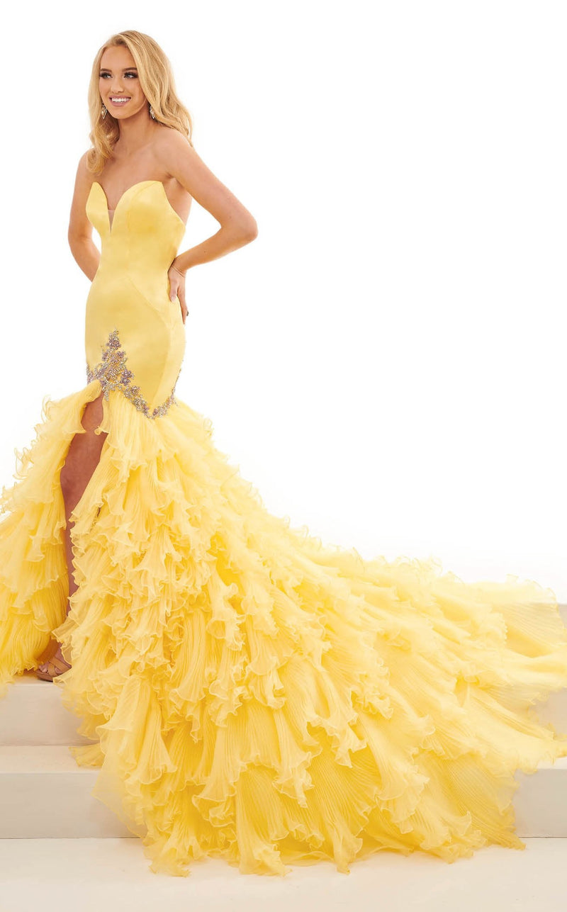 Rachel Allan 50036 Yellow Multi
