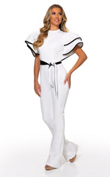 Rachel Allan 50101 White/Black