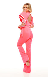 Rachel Allan 50101 Bright-Coral-White