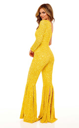Rachel Allan 50120 Yellow Iridescent