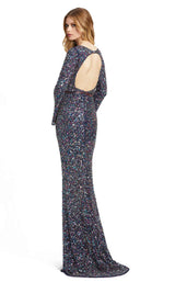 Mac Duggal 5014D Navy Multi