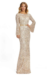 Mac Duggal 5014D Nude/Gold