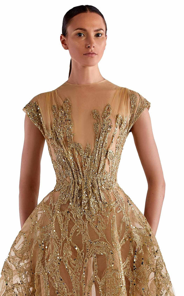 Edward Arsouni Couture SS0503 Gold