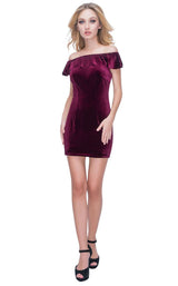 Nina Canacci 503 Burgundy