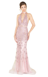 Mac Duggal 50455D Rose Gold