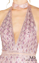 Mac Duggal 50455D Rose Gold