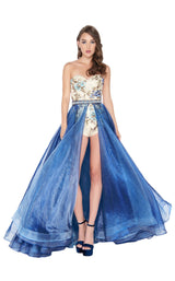 Cassandra Stone 50476A Blue Multi