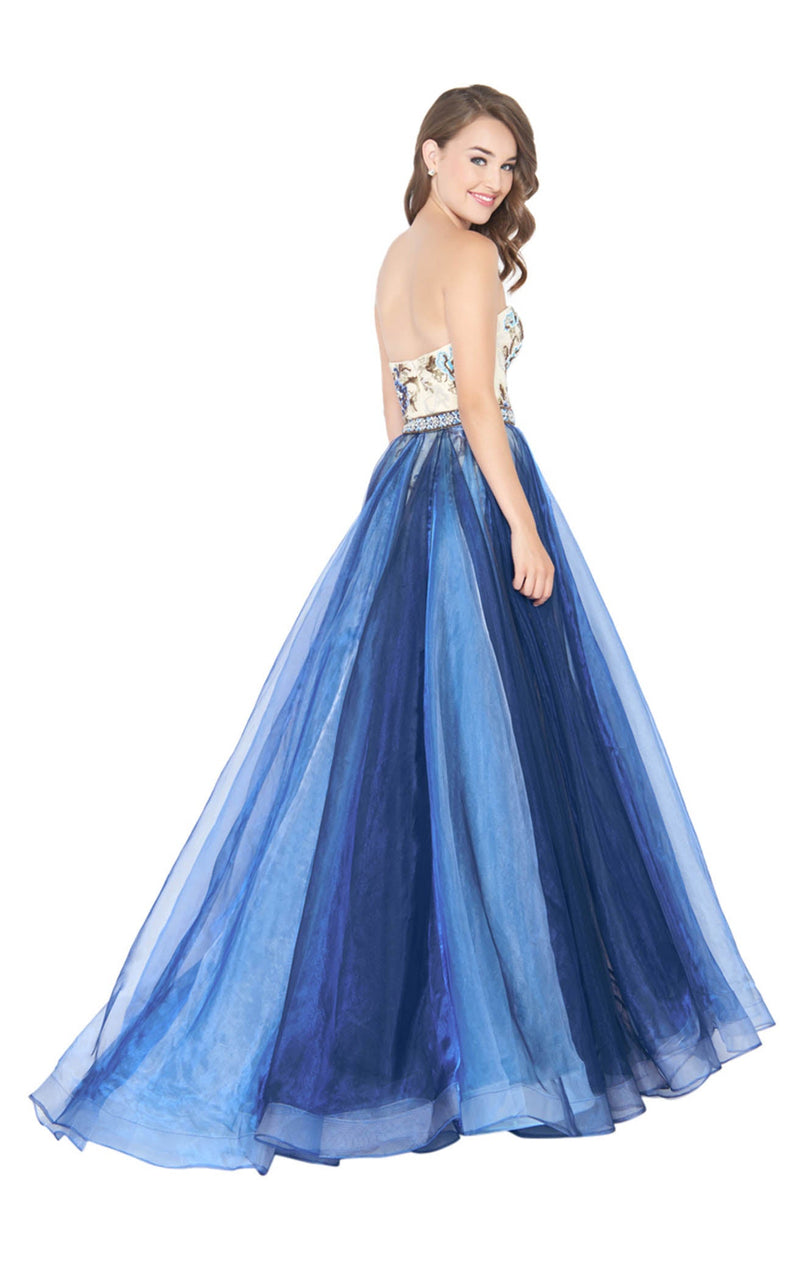 Cassandra Stone 50476A Blue Multi