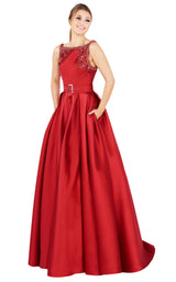 Mac Duggal 50509H Deep Red