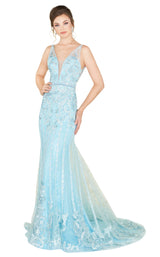 Mac Duggal 50519D French Blue