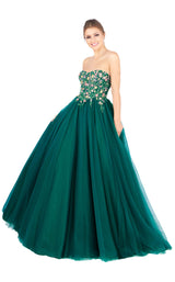 Mac Duggal 50523H Bottle-Green