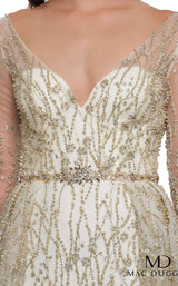 Mac Duggal 50553D Pearl