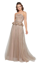Mac Duggal 50561D Champagne