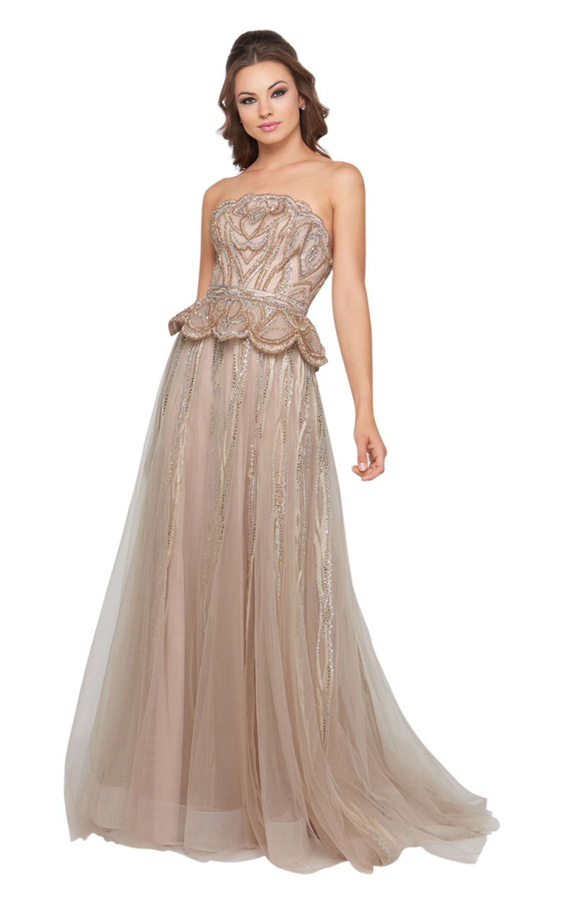 Mac Duggal 50561D Champagne