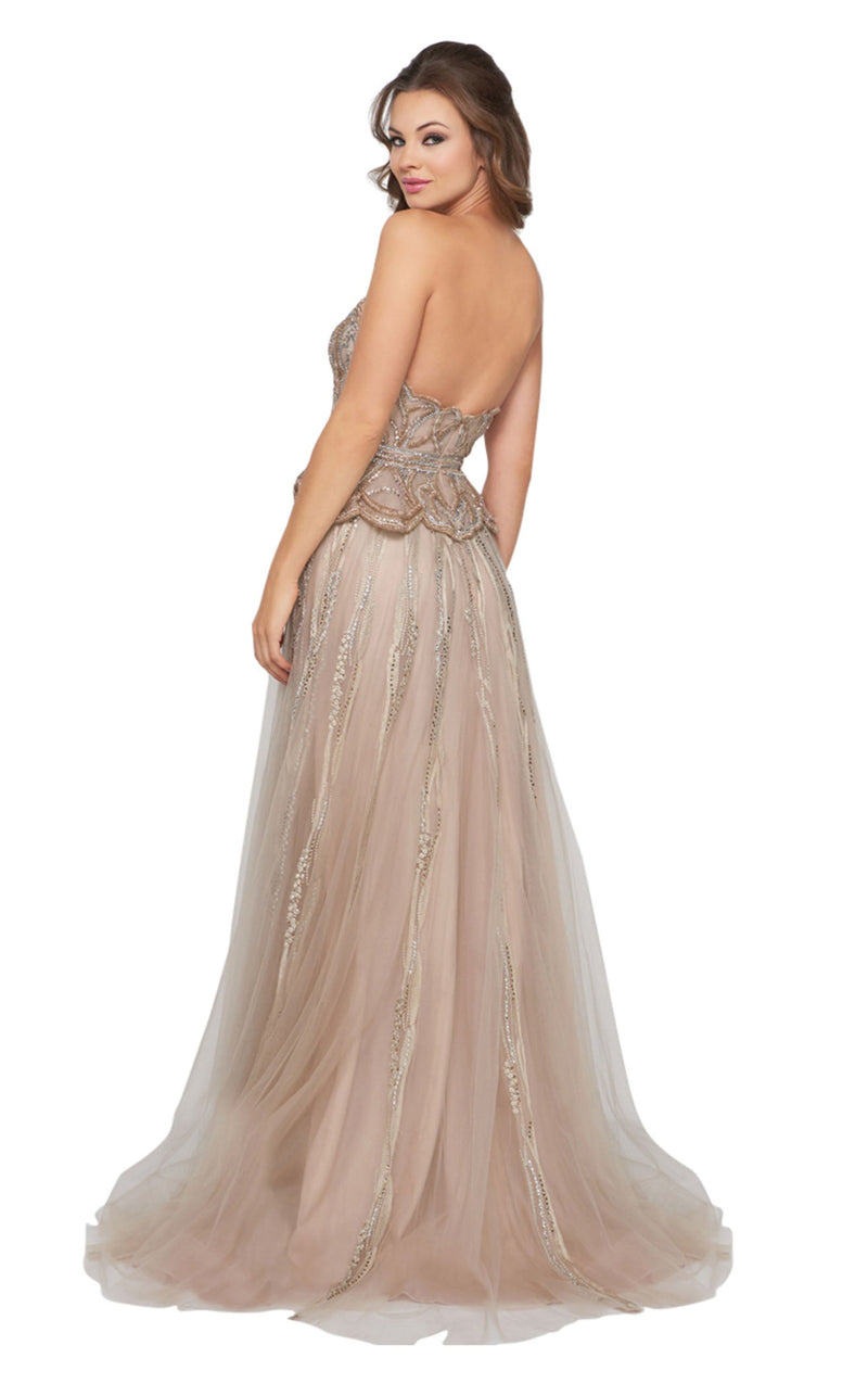 Mac Duggal 50561D Champagne