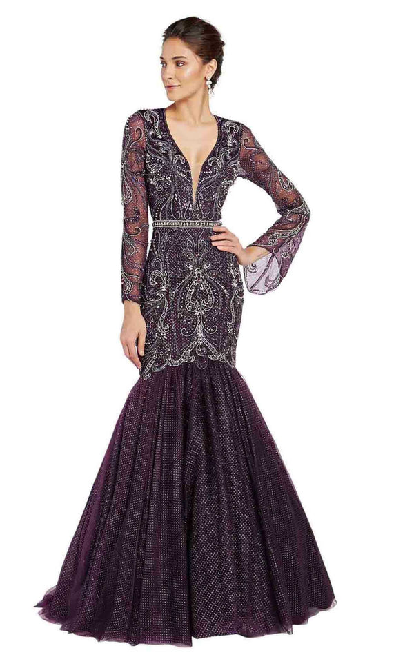 Alyce 5061 Black-Plum