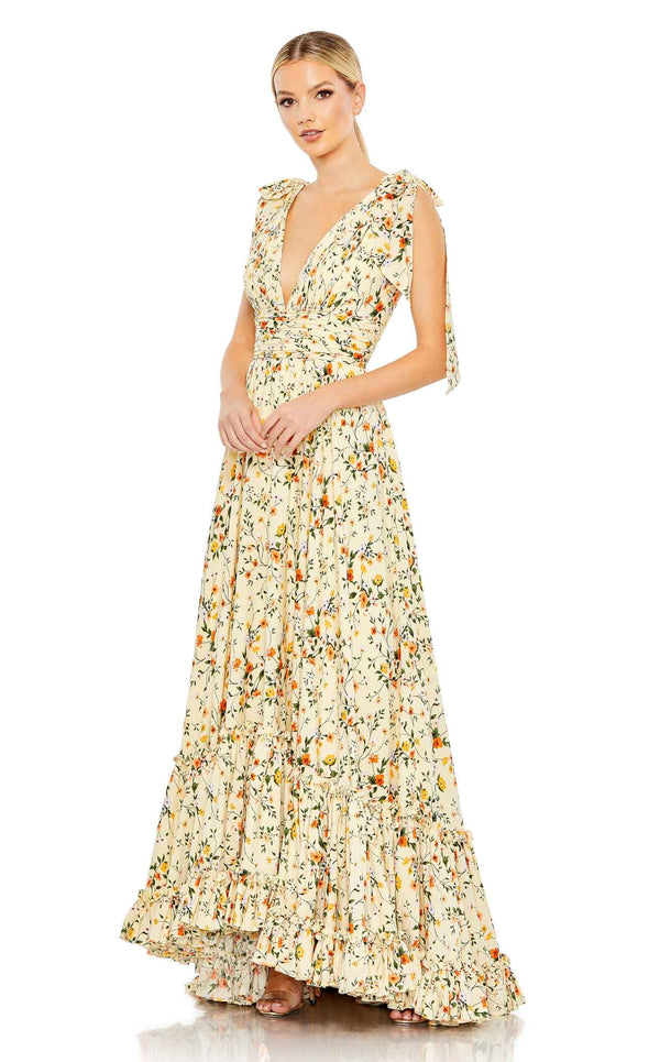 Mac Duggal 50657 Yellow-Multi