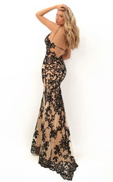 Tarik Ediz 50719 Nude-Black