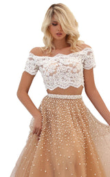 Tarik Ediz 50743 Nude/Ivory