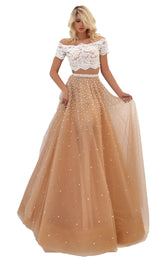 Tarik Ediz 50743 Nude/Ivory