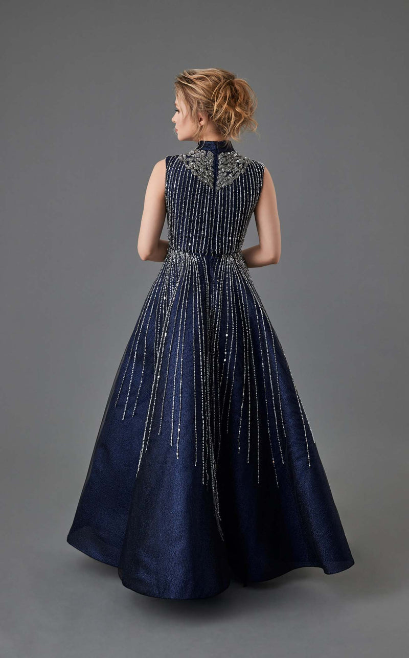 In Couture 5077 Navy/Silver