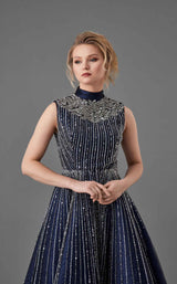 In Couture 5077 Navy/Silver