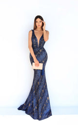 Tarik Ediz 50843 Royal Blue