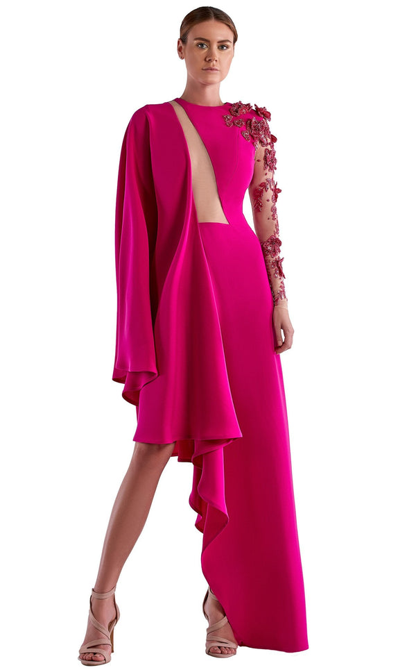 Edward Arsouni Couture SS0509 Fuchsia