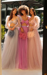 Tarik Ediz 51037 Lilac-Blue, Special Pink, Rose