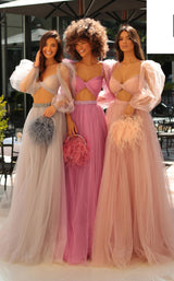Tarik Ediz 51037 Lilac-Blue, Special Pink, Rose