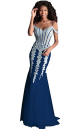 Jovani 51115BG Navy/Navy